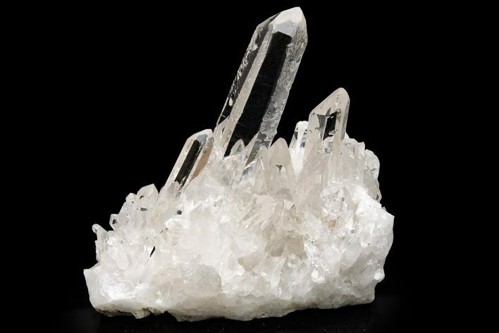 Clear Quartz Crystal Cluster - Brazil #237829